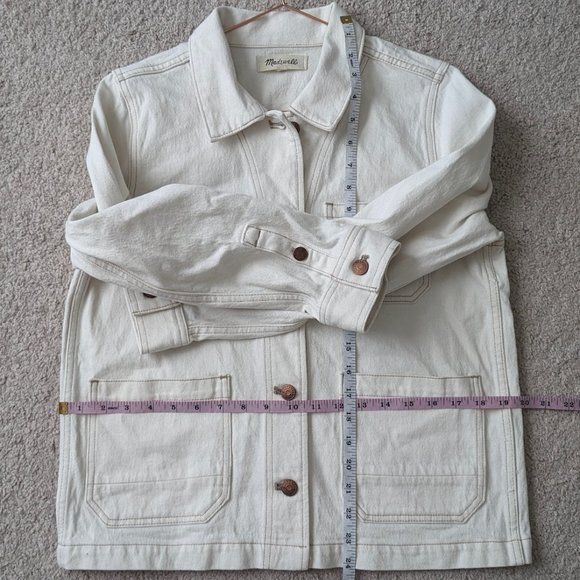 Madewell Cream Jean Jacket - Picture 5 of 6